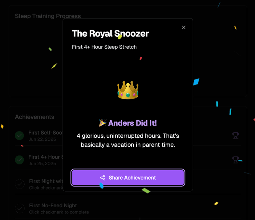 Sleep. Celebrate. Repeat. screenshot