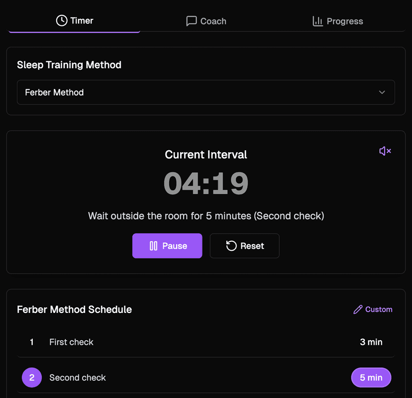 Pick a method and set a timer screenshot